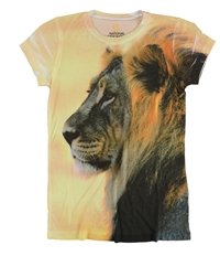 National Geographic Womens Lion Profile Graphic T-Shirt