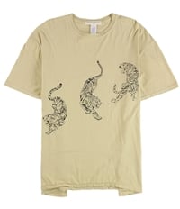 Project Social T Womens Tiger Pattern Oversized Graphic T-Shirt