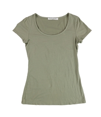 Project Social T Womens Solid Scoop Basic T-Shirt