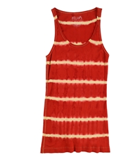 Delia*S Womens Striped Tie-Dye Pattern Tank Top