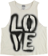 Scratch Womens Love Spray Paint Graphic T-Shirt