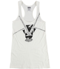 Scratch Womens Chain Necklace Graphic Racerback Tank Top