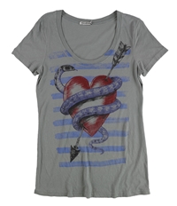 Sweet & Toxic Womens Arrow And Snake Heart Graphic T-Shirt