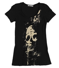 Sweet & Toxic Womens Distressed Splatter Graphic T-Shirt