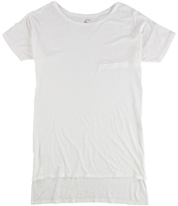 Chaser Collection Womens Solid Pocket Basic T-Shirt