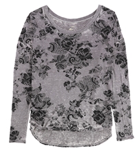 Chaser Collection Womens Flowers Graphic T-Shirt