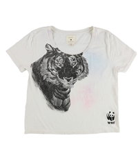 Forever 21 Womens Tiger Graphic T-Shirt, TW2