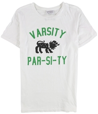 Rxmance Womens Varsity Par-Si-Ty Graphic T-Shirt