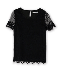 Goodnight Macaroon Womens Fringed Lace Pullover Blouse