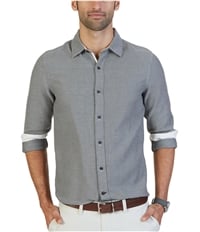 Nautica Mens Tweed Button Up Shirt