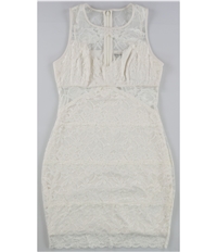 Guess Womens Silvana Lace Bodycon Mini Dress