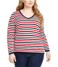 Tommy Hilfiger Womens Striped Pullover Sweater, TW14