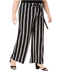 Ny Collection Womens Tie Front Casual Wide Leg Pants