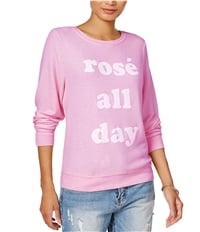 Dream Scene Womens Cotton Rose All Day Sweatshirt