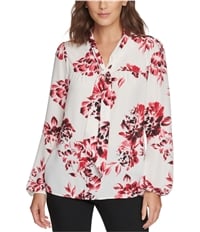 Dkny Womens Floral Pullover Blouse, TW3