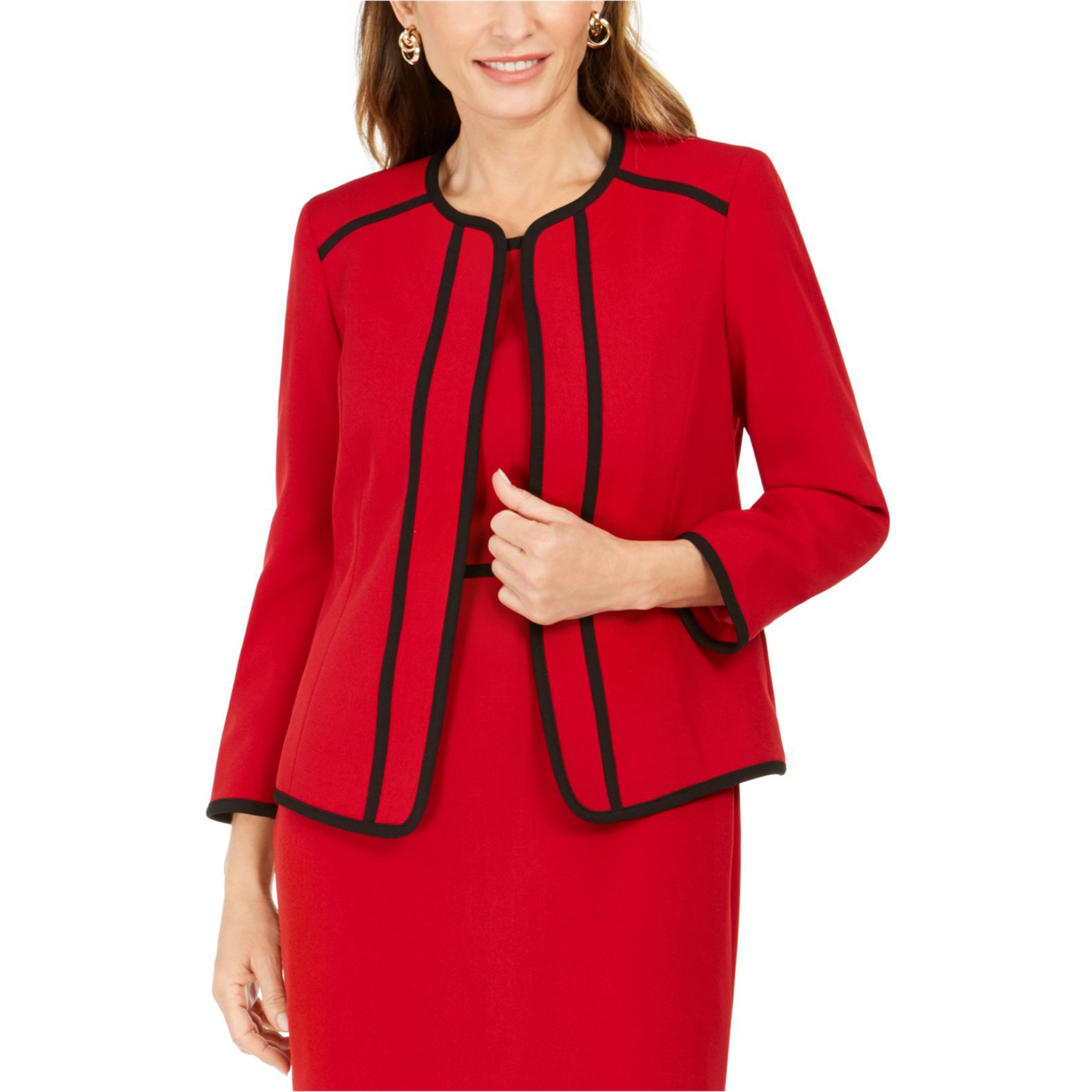 Kasper flyaway jacket top