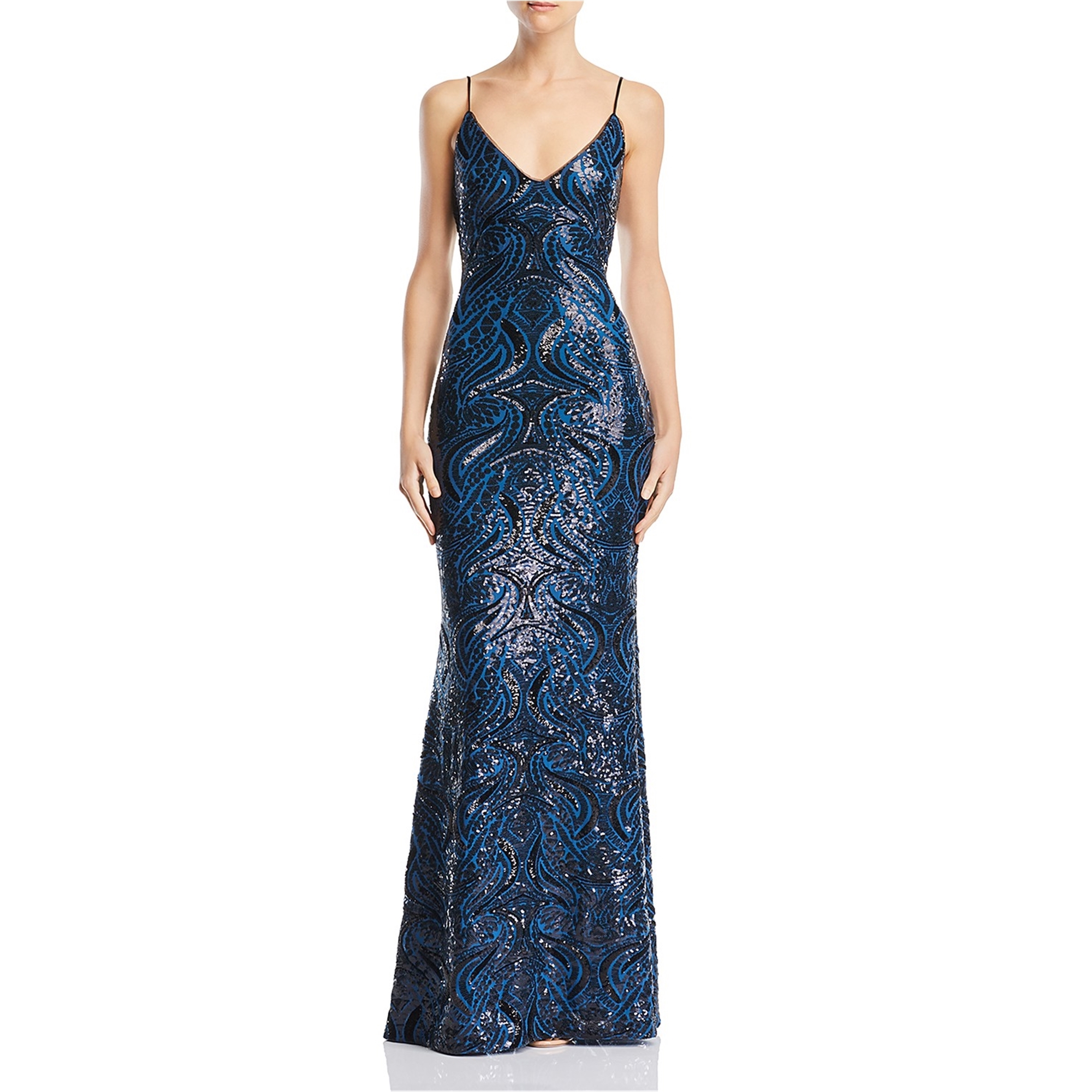 Buy a Avery G Womens Sequin Gown Dress Tagsweekly
