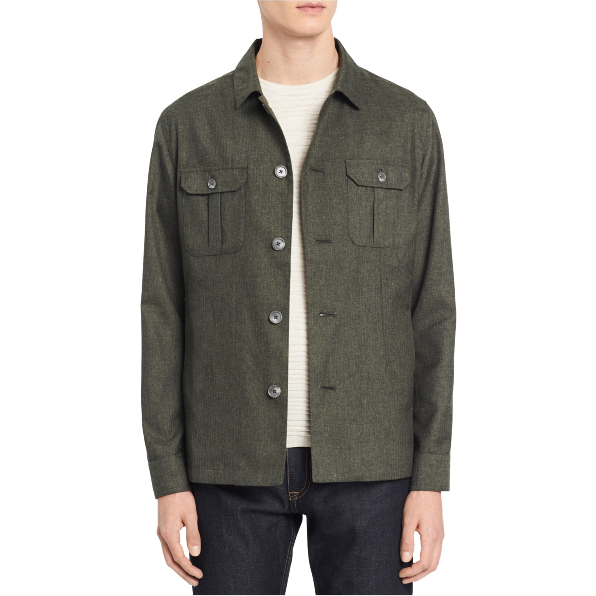 Calvin klein military jacket hotsell