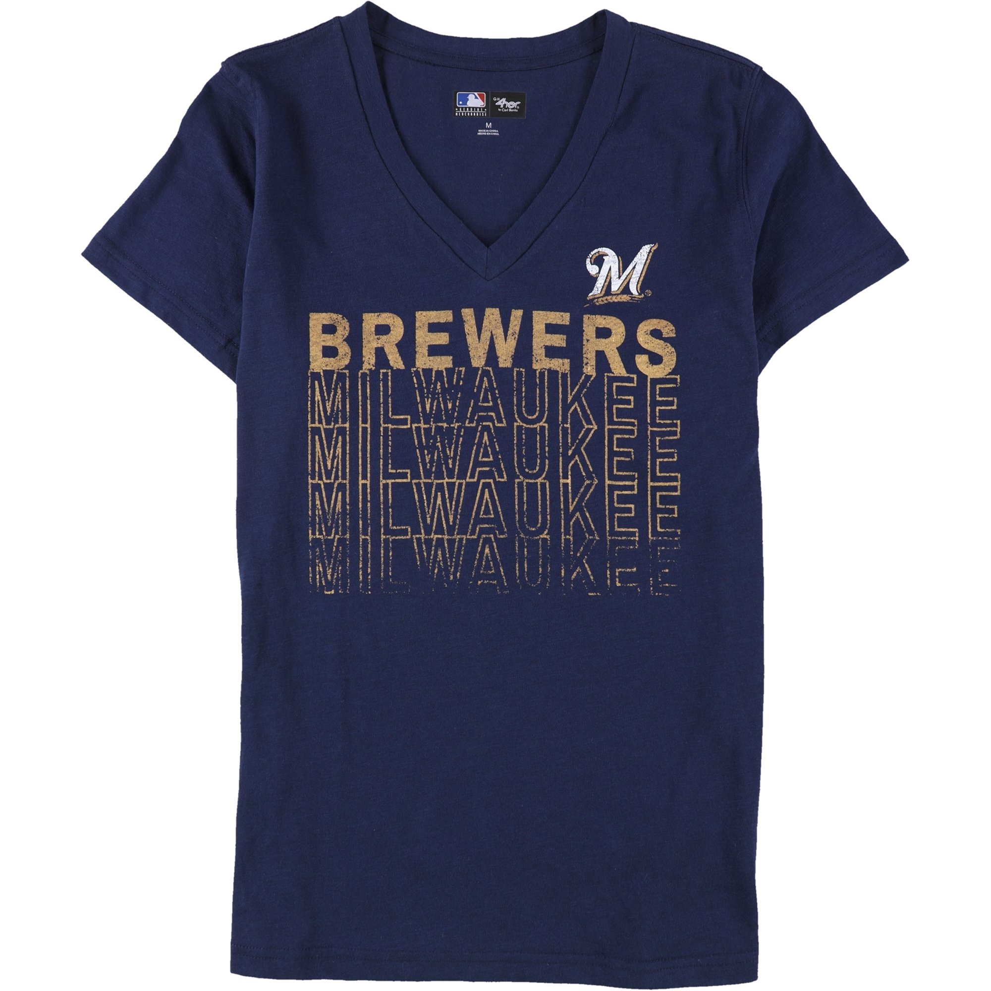 milwaukee brewers women's t shirt