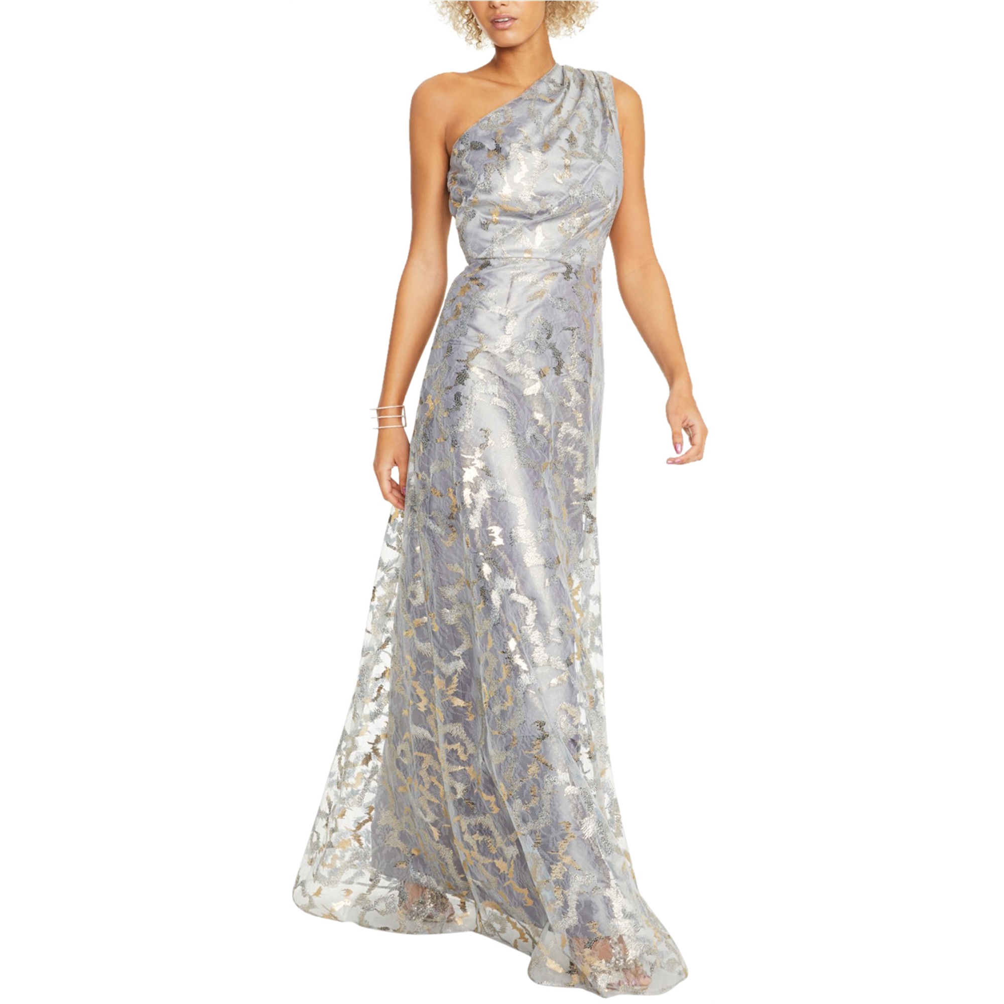 Buy a Womens Adrianna Shimmer Gown One Shoulder Online | TagsWeekly.com