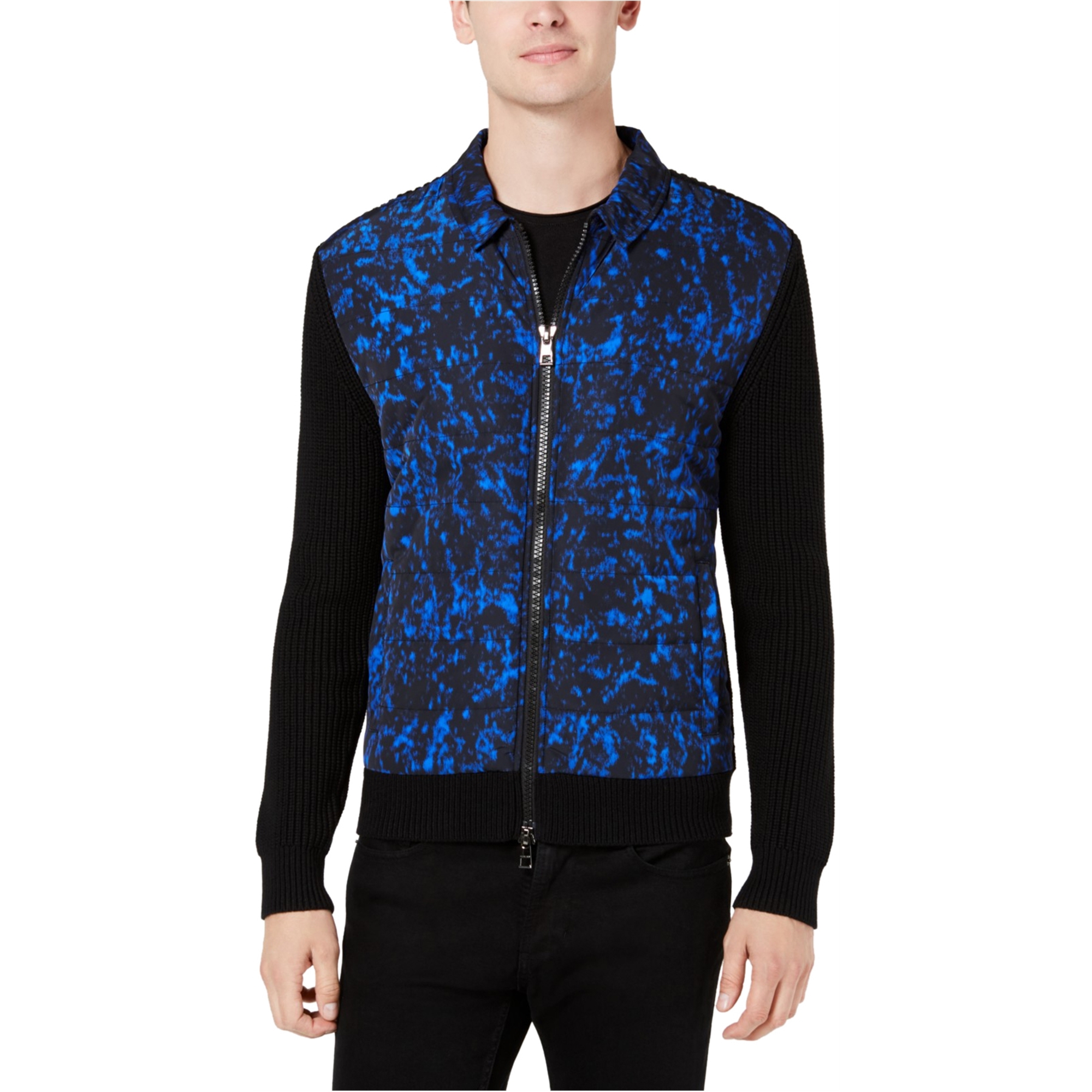 Buy a Mens Michael Kors Two-Way Zip Quilted Jacket Online 