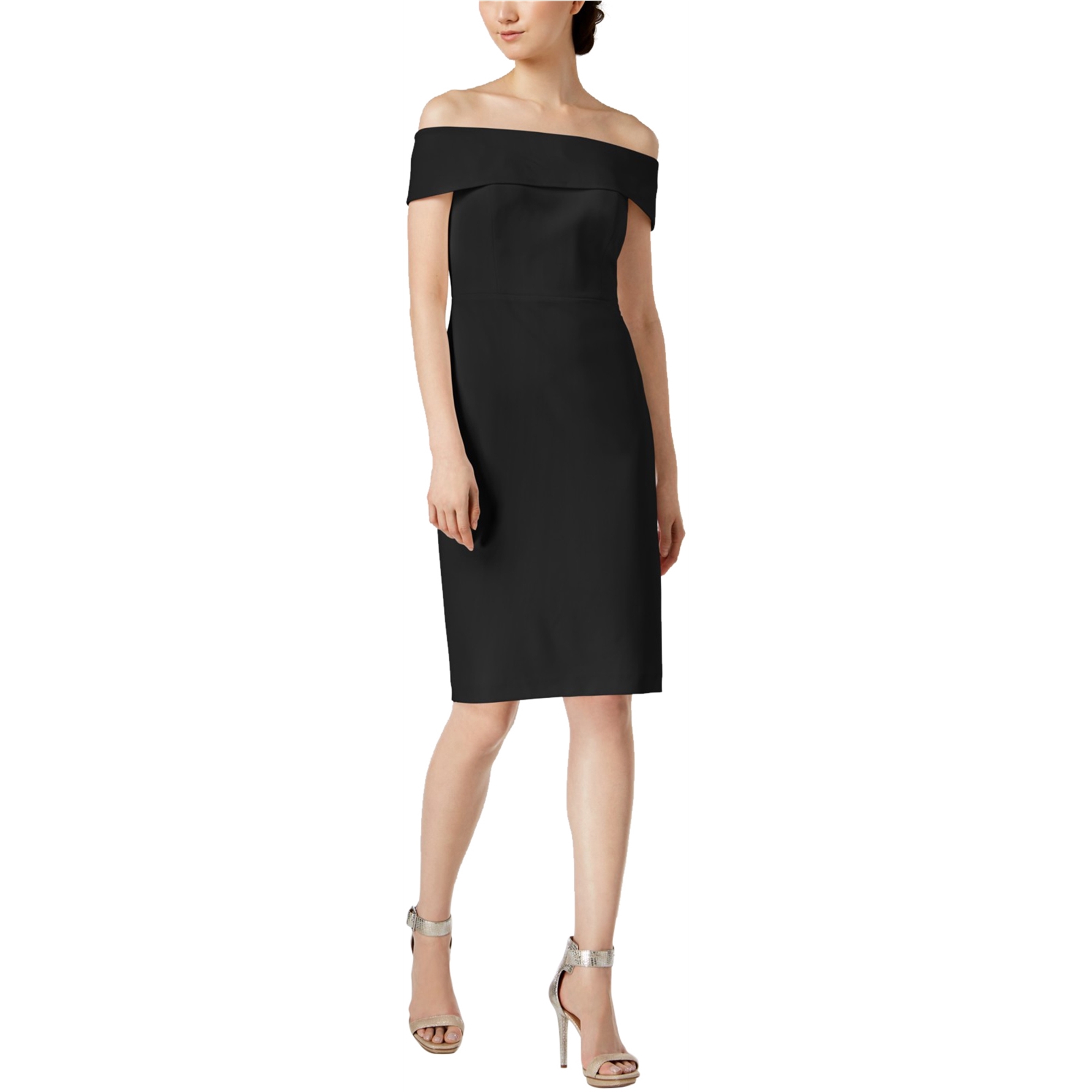 Buy a Womens Calvin Klein Solid Sheath Dress Online , TW11