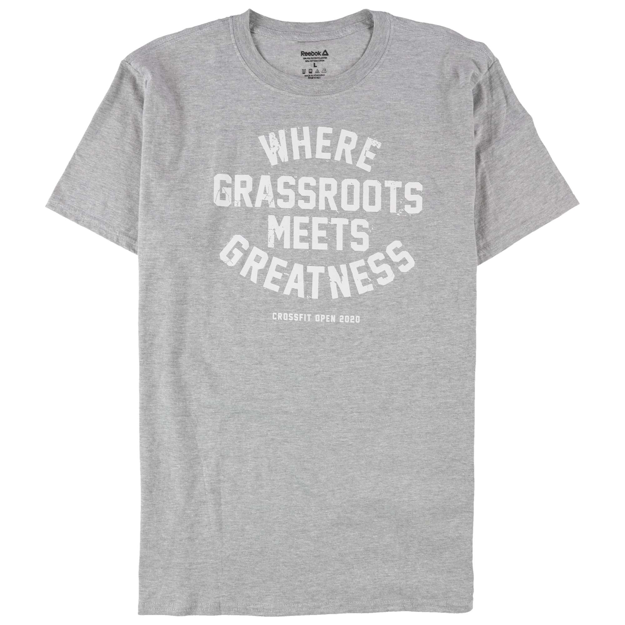 Reebok Mens Where Grassroots Meets Greatness Graphic T-Shirt
