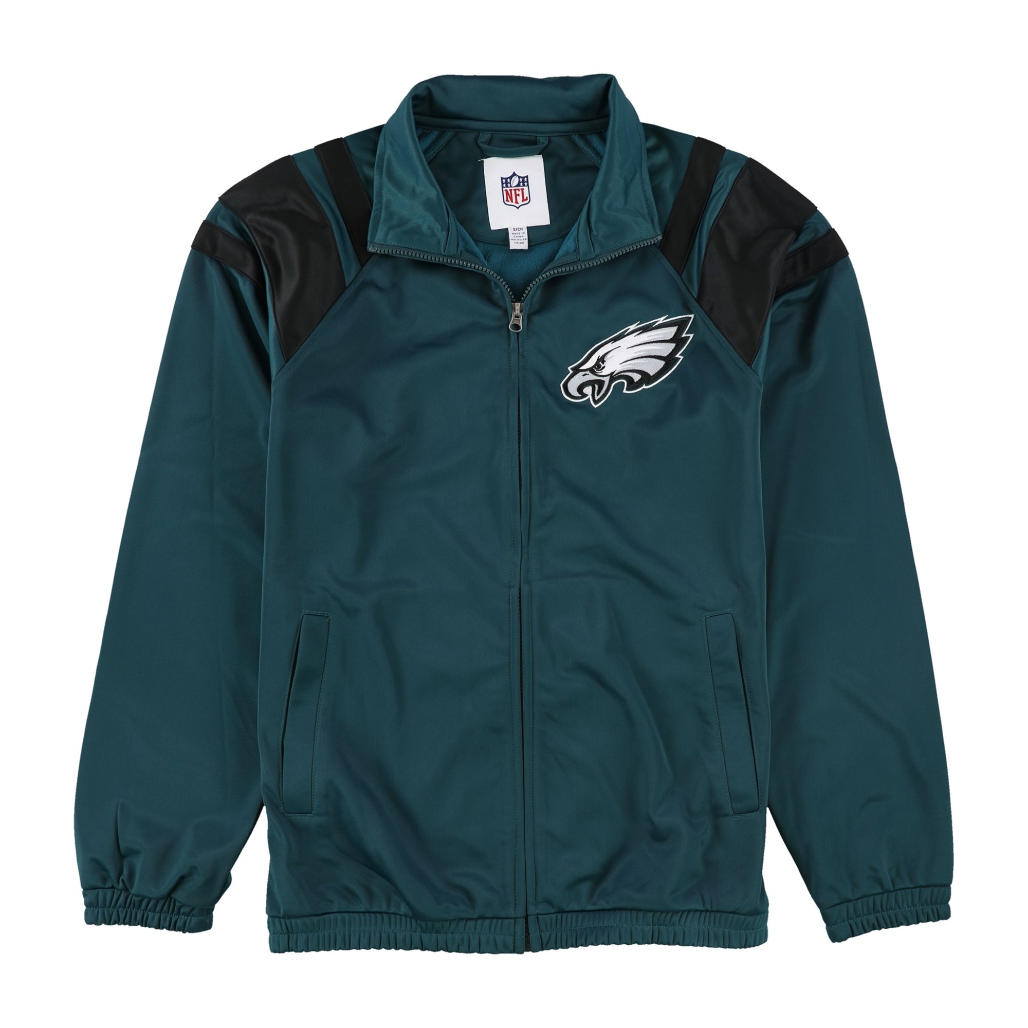 Philadelphia Eagles NFL Mens Stripe Logo Track Jacket