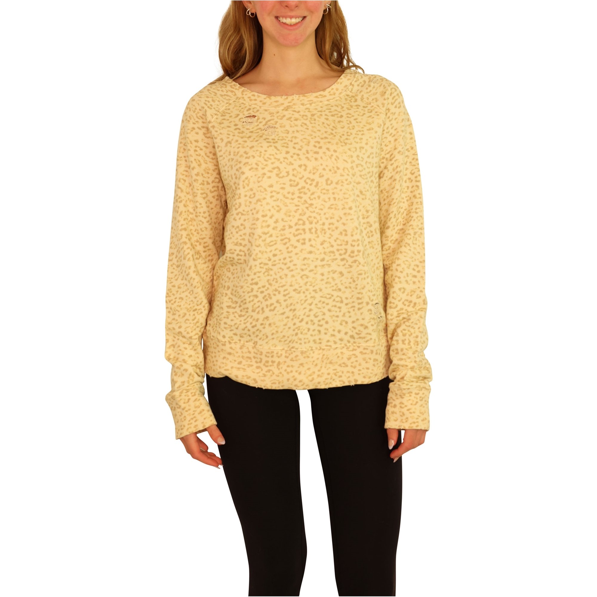 Sundry discount leopard sweatshirt