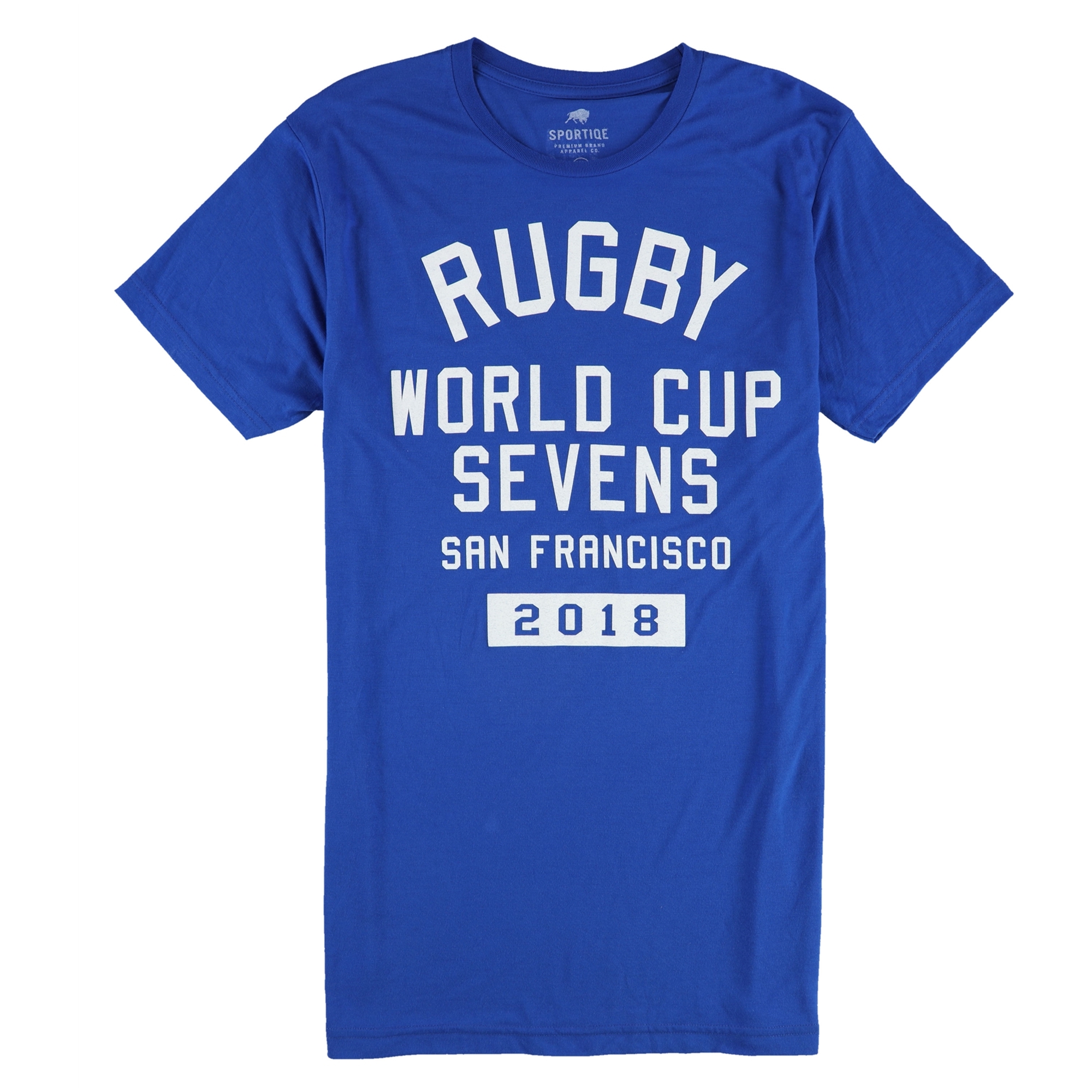 Sportiqe Mens Rugby World Cup Sevens 2018 Graphic T-Shirt