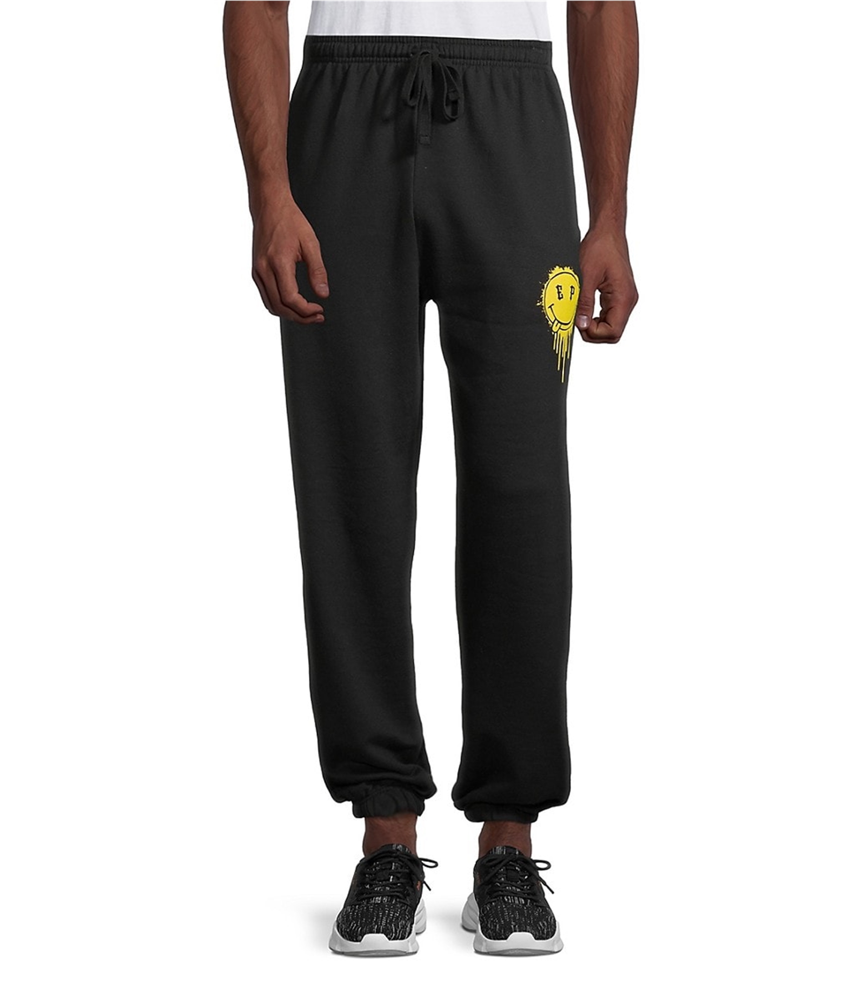 Elevenparis Mens Smiley Casual Jogger Pants - Picture 2 of 3