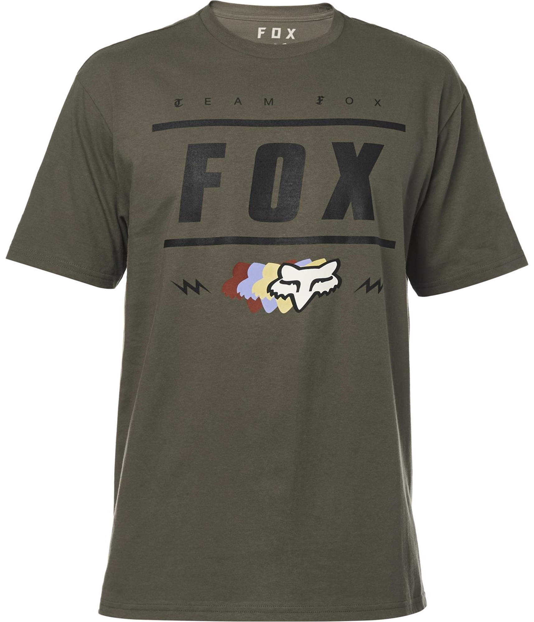 FOX Mens Logo Graphic T-Shirt, Green, XX-Large