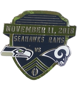WinCraft Unisex Rams VS Seahawks 11-11-18 Pin Brooche