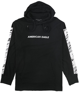 American Eagle Mens Solid Logo Hoodie Sweatshirt