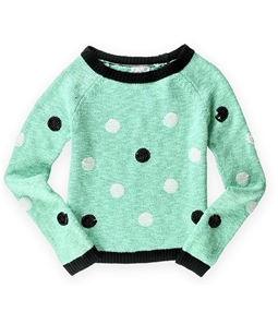 Justice Girls Polka Dot Sequin Knit Sweater