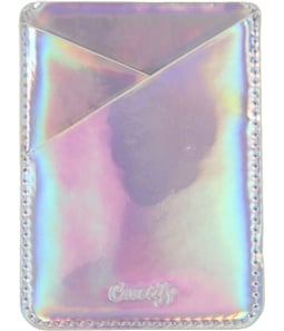 Casetify Womens Holographic Card Pocket Clip Case