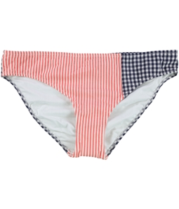 American Eagle Womens Gingham And Stripes Bikini Swim Bottom