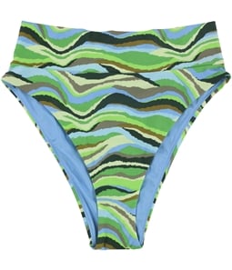 American Eagle Womens Multi Tone Abstract Bikini Swim Bottom