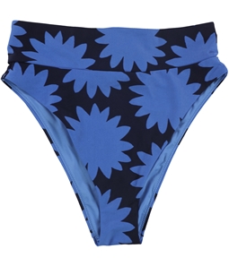 American Eagle Womens Flowers High Cut Cheeky Bikini Swim Bottom