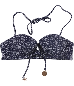 American Eagle Womens Strapless Nativie Print Bikini Swim Top