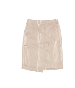 bar III Womens Faux Leather Mini Skirt