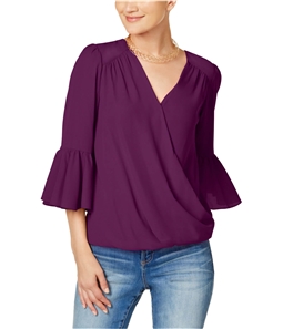 I-N-C Womens Bell Sleeve Knit Blouse