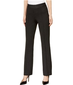 I-N-C Womens Faux Leather Trim Casual Trouser Pants