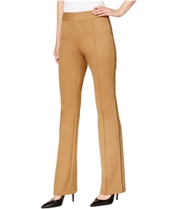 I-N-C Womens Faux Leather Trim Casual Trouser Pants