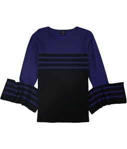 Alfani Womens Striped Pullover Sweater