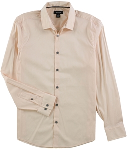 Alfani Mens Striped Button Up Shirt