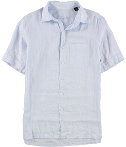 Tasso Elba Mens Cross-Dye Button Up Shirt