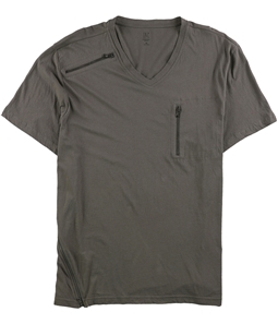I-N-C Mens Zipper Basic T-Shirt