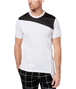 I-N-C Mens Marled Knit Basic T-Shirt