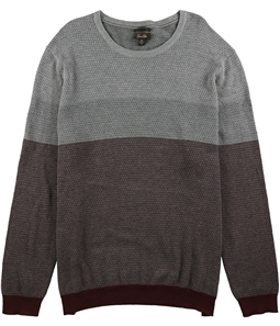 Tasso Elba Mens Colorblocked Supima Pullover Sweater